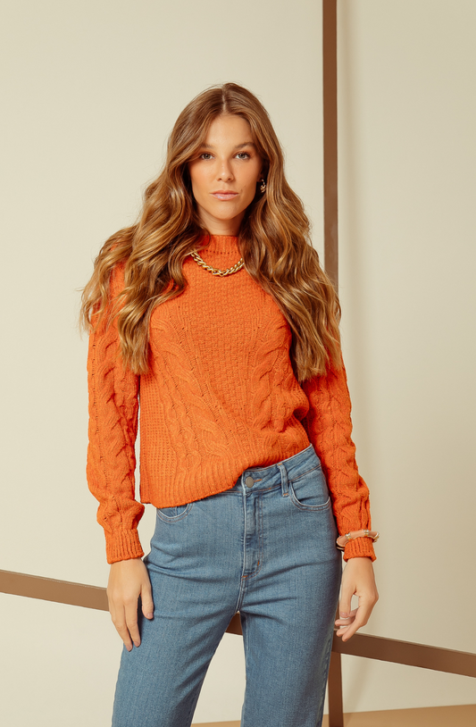 Autumn Leaves Knit Sweater